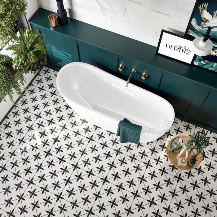 Splendour Poole 450x450 Patterned Floor Tiles - Unbeatable Bathrooms