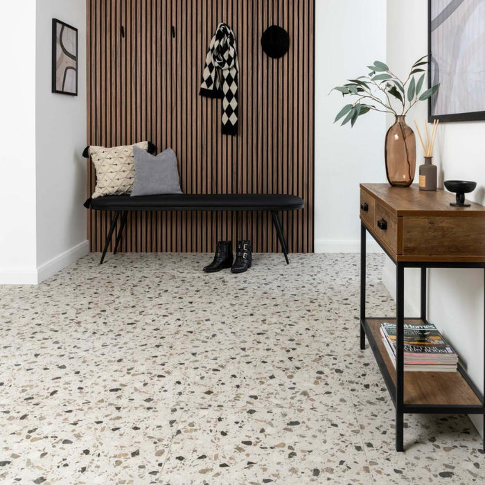 Splendour Rialto 598X598 Twister Mix Matt Grey Rectified Tiles - Unbeatable Bathrooms