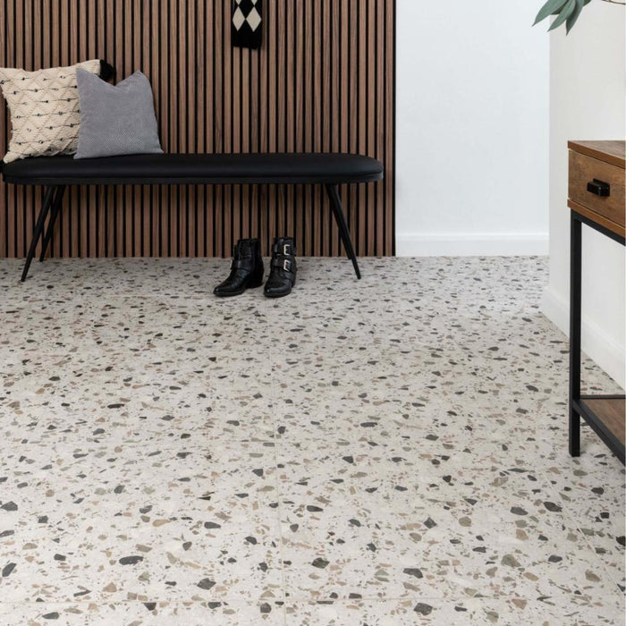 Splendour Rialto 598X598 Twister Mix Matt Grey Rectified Tiles - Unbeatable Bathrooms