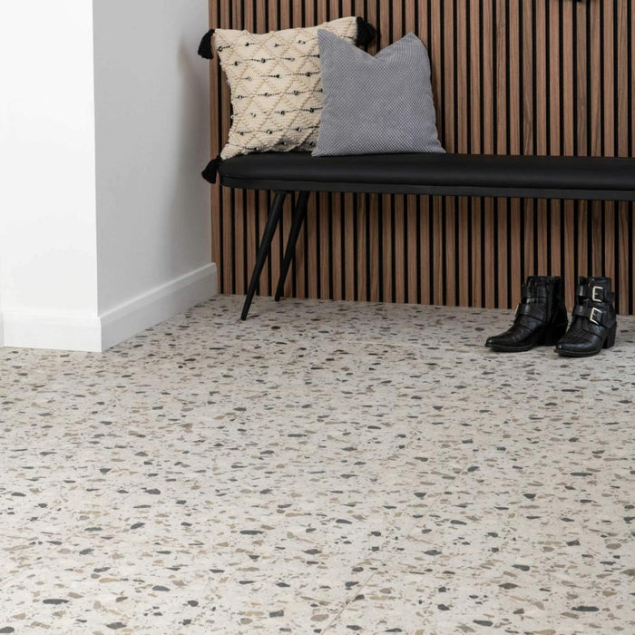 Splendour Rialto 598X598 Twister Mix Matt Grey Rectified Tiles - Unbeatable Bathrooms