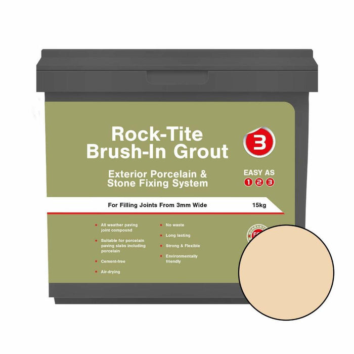 Splendour Rock-Tite Brush In Grout Blanched Almond -802033 