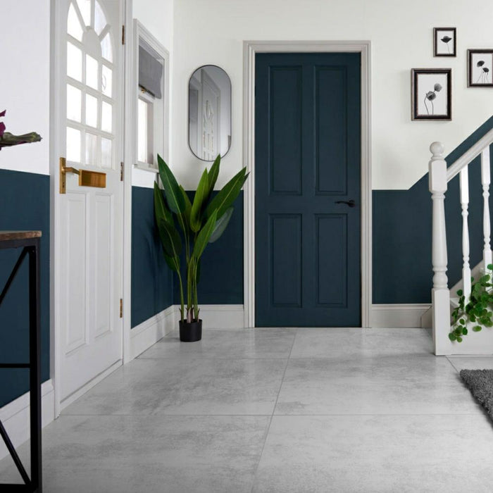 Splendour Stardust 898x898 White Semi Polished Stone Effect Tiles - Unbeatable Bathrooms