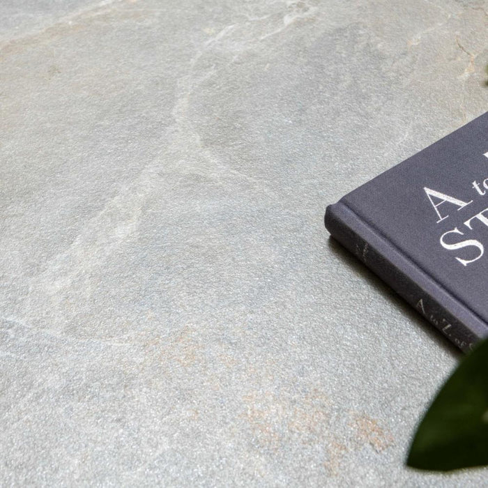 Splendour Strato 595x595 Slate Effect Matt Sparkle Tiles - Unbeatable Bathrooms