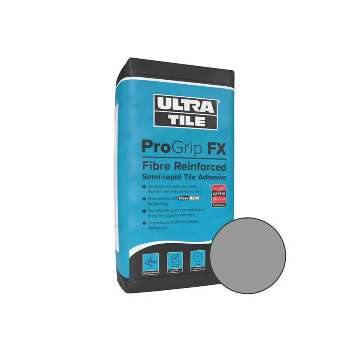 Splendour Ultra Tile Fix Progrip Fx Fibre Grey 20Kg -802278 
