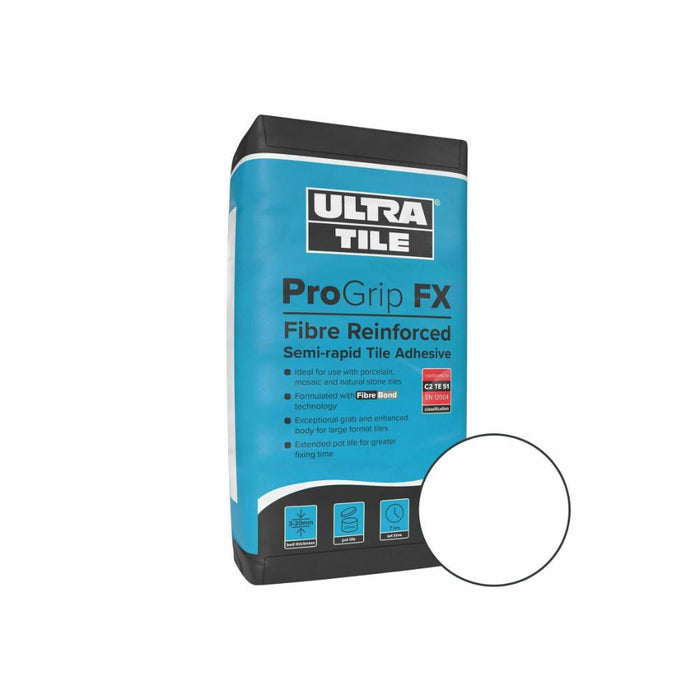 Splendour Ultra Tile Fix Progrip Fx Fibre White 20Kg -802279 