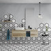 Splendour Venato 330x285 Hexagon Dark Grey Marble Effect Tiles - Unbeatable Bathrooms