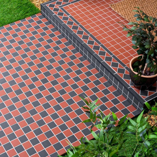 Splendour Victorian 291x291 Chequer Mosaic Tiles - Unbeatable Bathrooms