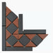Splendour Victorian 280x168 Corner Tiles - Unbeatable Bathrooms