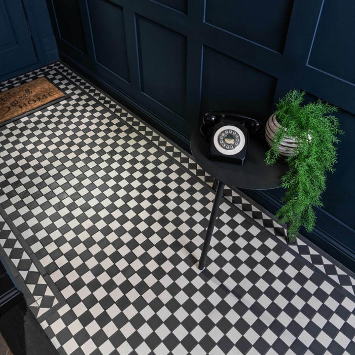 Splendour Victorian 291x291 Chequer Mosaic Tiles - Unbeatable Bathrooms