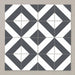 Splendour Zebra 223x223 Black and White Patterned Matt Striped Tiles - Unbeatable Bathrooms