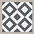 Splendour Zebra 223x223 Black and White Patterned Matt Striped Tiles - Unbeatable Bathrooms