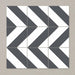 Splendour Zebra 223x223 Black and White Patterned Matt Striped Tiles - Unbeatable Bathrooms