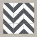 Splendour Zebra 223x223 Black and White Patterned Matt Striped Tiles - Unbeatable Bathrooms