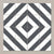 Splendour Zebra 223x223 Black and White Patterned Matt Striped Tiles - Unbeatable Bathrooms