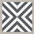 Splendour Zebra 223x223 Black and White Patterned Matt Striped Tiles - Unbeatable Bathrooms