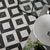 Splendour Zebra 223x223 Black and White Patterned Matt Striped Tiles - Unbeatable Bathrooms