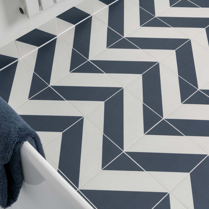 Splendour Zebra 223x223Striped Wall and Floor Tiles - Unbeatable Bathrooms