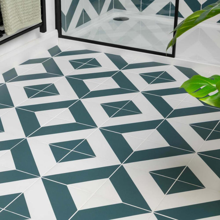 Splendour Zebra 223x223Striped Wall and Floor Tiles - Unbeatable Bathrooms