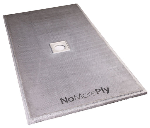 NoMorePly Wetroom Tray Centre Drain 1500x800mm - Unbeatable Bathrooms