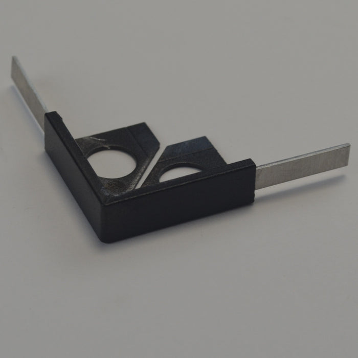 Beava Pair Midnight Black Classic 12.5mm Corners - Unbeatable Bathrooms