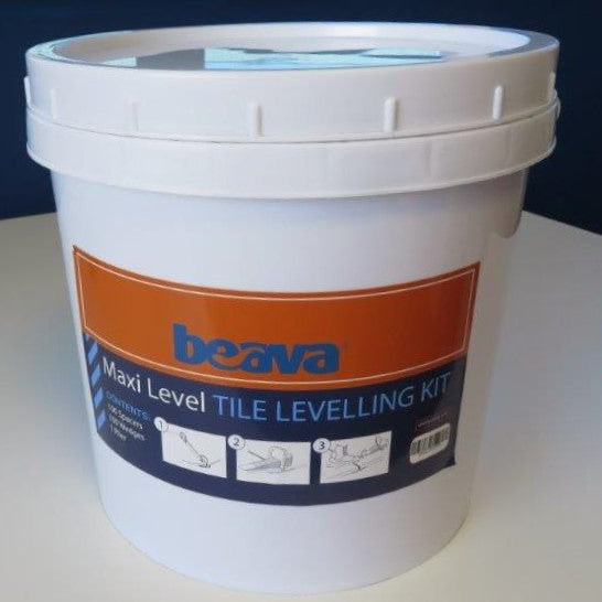 Beava 2mm Beava MaxiLevel Tile Levelling Kit - inc. 100x 2mm spacers,