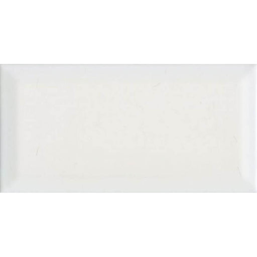 Metro 200 x 100 Bevelled Wall Tile - Matt White (Per M²) - Unbeatable Bathrooms