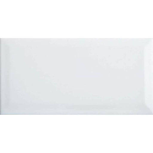 Brick Bevel White Wall Tile - Unbeatable Bathrooms