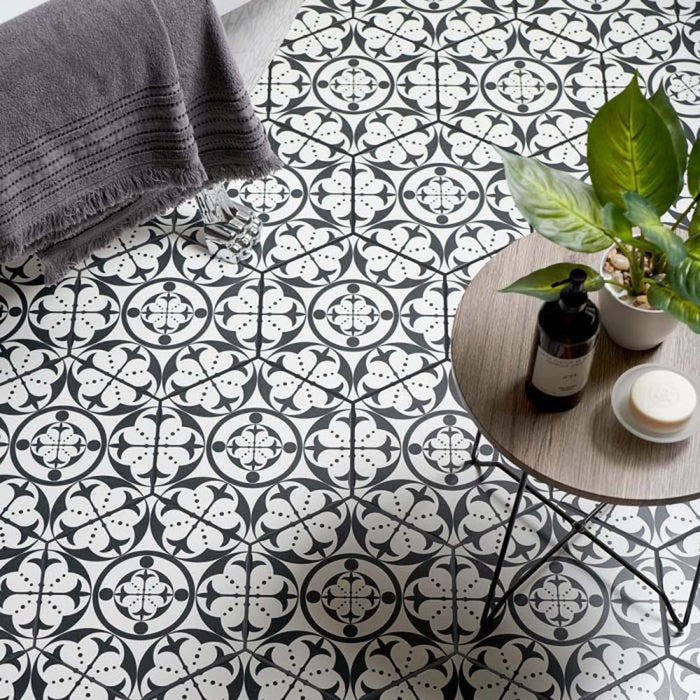 Carnaby Hexagon 285mm x 330mm Floor Tiles (Per M²) - Unbeatable Bathrooms