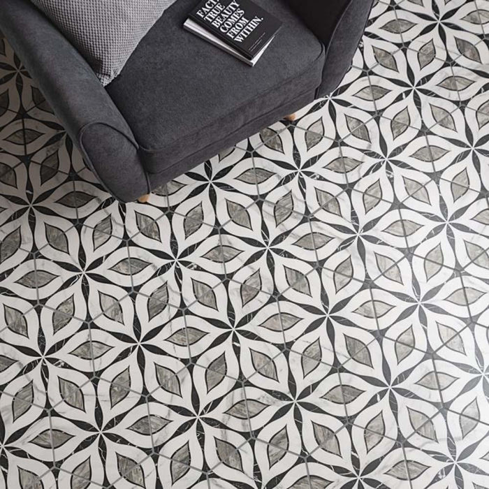Elazig Hexagon 285mm x 330mm Floor Tiles (Per M²) - Unbeatable Bathrooms