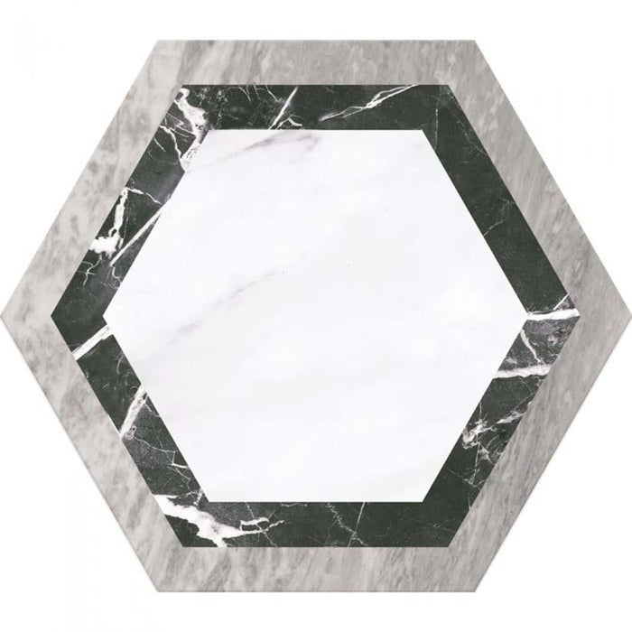 Agra Hexagon 285mm x 330mm Floor Tiles (Per M²) - Unbeatable Bathrooms