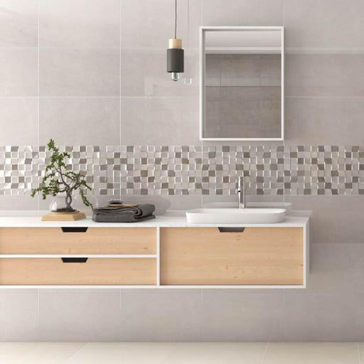 Bellagio Perla Rlv Glossy 33cm x 55cm Tiles - Unbeatable Bathrooms